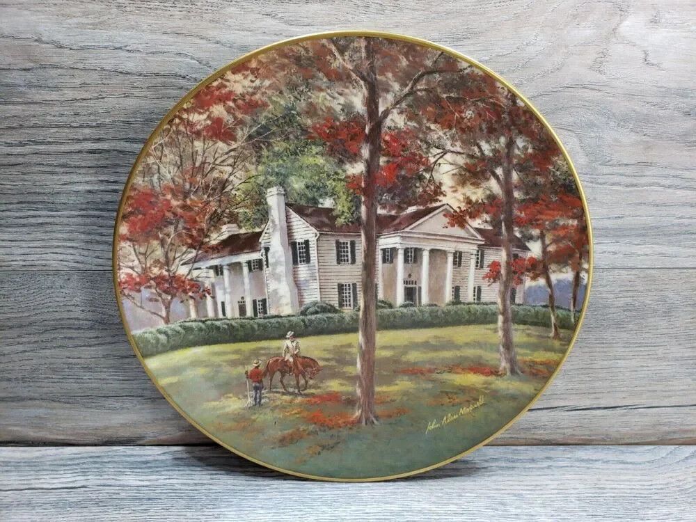 Gorham Fort Hill Commemorative Southern Landmark Series 1980 Vintage Plate